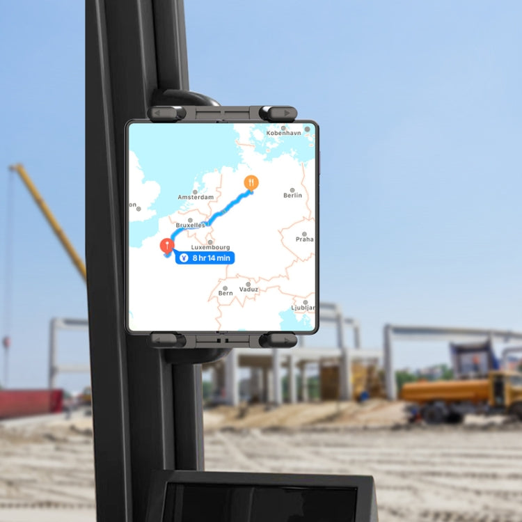 Engineering Truck Off-Road Vehicle Handrail Folding Screen Cell Phone Tablet Universal Bracket by buy2fix