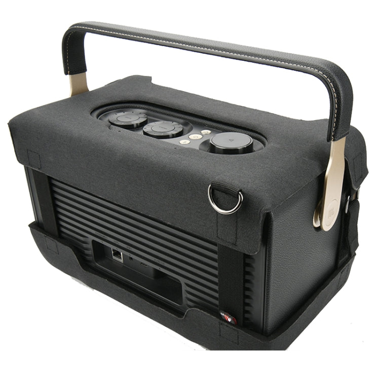 For JBL Authentics 300 Speaker EVA Protective Cover Portable Case With Shoulder Strap(Black) - Protective Case by buy2fix | Online Shopping UK | buy2fix