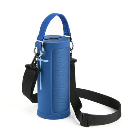 For Ultimate Ears MEGABOOM 3 Speaker Silicone Case with Detachable Shoulder Strap(Blue) - Protective Case by buy2fix | Online Shopping UK | buy2fix