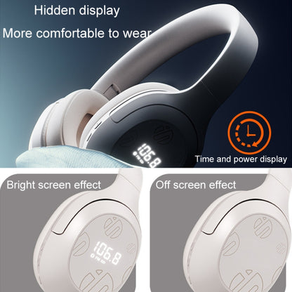 Inphic H1S Bluetooth Wireless Headphones Headset FM Listening Exam Hi-Res Audio Earphones(Khaki) - Headset & Headphone by Inphic | Online Shopping UK | buy2fix
