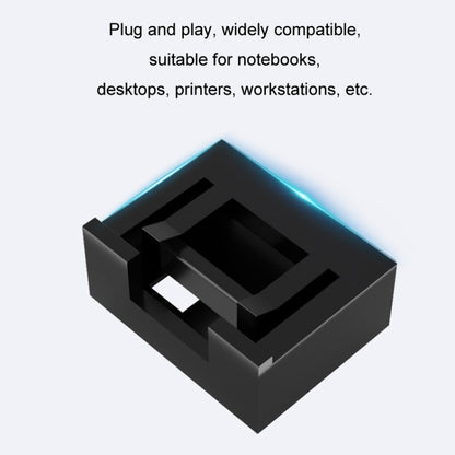 USB Removable Sealing Plug Ddustproof Hidden Anti-Theft Safety Lock(10 Plug+1 Key) - Anti-Dust Plugs by buy2fix | Online Shopping UK | buy2fix