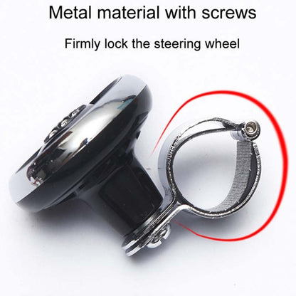 Car Steering Wheel Foldable Ball Bearing Turning Booster, Style: Carbon Fiber Pattern by buy2fix