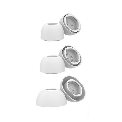 For Samsung Galaxy Buds3 Pro AhaStyle WG173 Earphone Silicone Earbuds, Size: S+M+L(White) - Anti-dust & Ear Caps by AhaStyle | Online Shopping UK | buy2fix