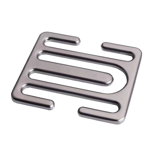 Child Car Seat Belt Adjustment Buckle Fixed Limiter(Iron Gray)