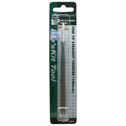 ProsKit 1PK-105T Stainless Steel Anti-magnetic Tweezer Precision Straight Pointed Pincette 140mm - Tweezers by ProsKit | Online Shopping UK | buy2fix