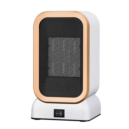 1000W High-power Household Heater Small Desktop Ceramic PTC Heating Heater, Spec: UK Plug(White)