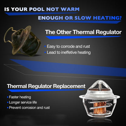 Pool Spa Heating Regulator Replacement Kit For Pentair MasterTemp Sta(Silver) - Swimming Pool Parts by buy2fix | Online Shopping UK | buy2fix