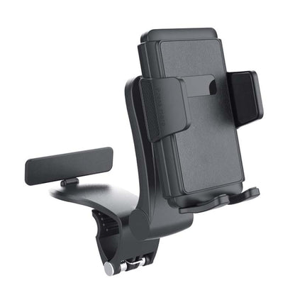 Car Dashboard Multifunctional Rotating And Folding Cell Phone Navigation Holder(Black) by buy2fix