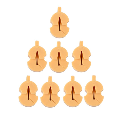 8pcs /Set Violin Mute Instrument Volume Reduction Tool(Grapefruit Color) - String Instrument Accessories by buy2fix | Online Shopping UK | buy2fix
