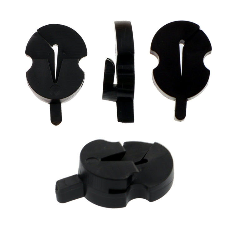 8pcs /Set Violin Mute Instrument Volume Reduction Tool(Black) - String Instrument Accessories by buy2fix | Online Shopping UK | buy2fix