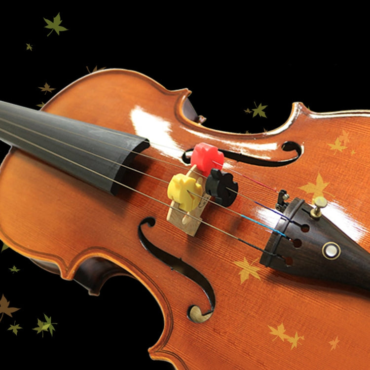 8pcs /Set Violin Mute Instrument Volume Reduction Tool(Yellow) - String Instrument Accessories by buy2fix | Online Shopping UK | buy2fix