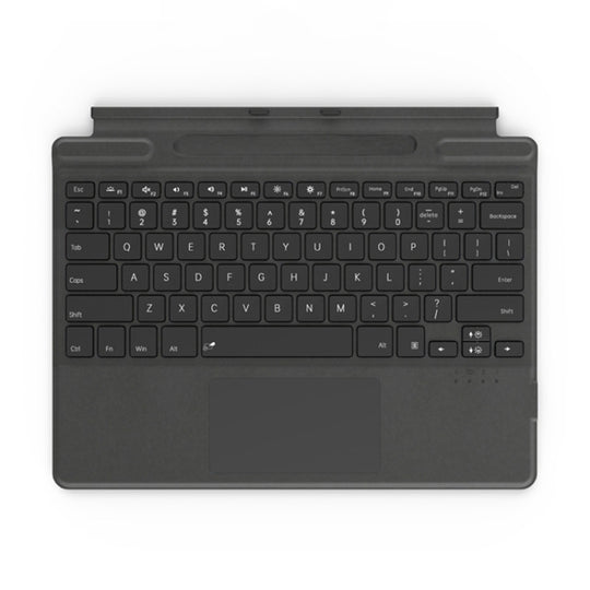 For Microsoft Surface Pro 8 / 9 / 10 / X Bluetooth Keyboard Magnetic Tablet Wireless Touch Backlit Keyboard With Pen Slot(Black)