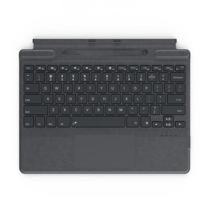 For Microsoft Surface Pro 8 / 9 / 10 / 11 / X Bluetooth Keyboard Magnetic Tablet Wireless Touch Backlit Keyboard With Pen Slot(Gray) - Others Keyboard by buy2fix | Online Shopping UK | buy2fix