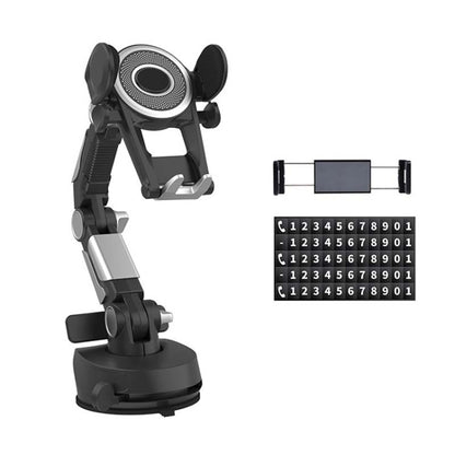 Car Suction Cup Multi-function Cell Phone Navigation Mount, Style: With Flat Clip by buy2fix