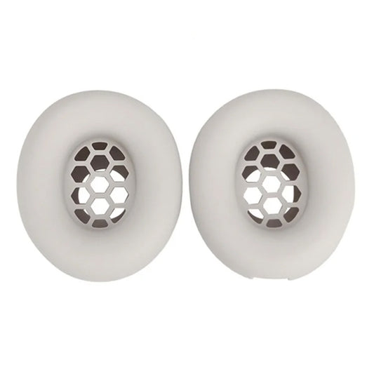 For Beats Studio Pro Headphones Silicone Cover Ear Cushion(Beige) - Earmuff & Pad by buy2fix | Online Shopping UK | buy2fix