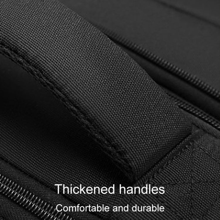 SKV BLB2006 Men Business Travel Double Shoulder Bag Large Capacity Casual Laptop Backpack(Black) - Backpack by SKV | Online Shopping UK | buy2fix