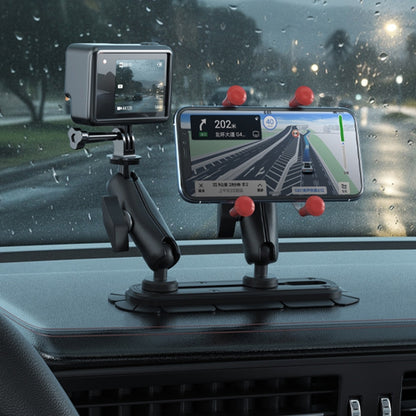 SUV Car Modified Central Control Bracket Base Slider, Specifications: 1 inch Rail Ball Head by buy2fix