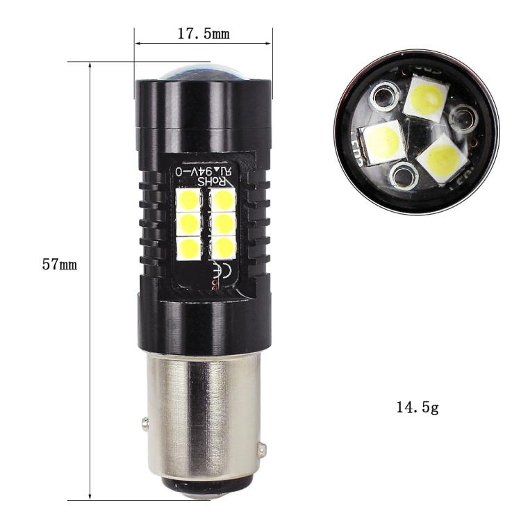 1pair Automotive High-power LED White Light Fog Lamp(1157 BAY15D) - Fog / Driving Lights by buy2fix | Online Shopping UK | buy2fix