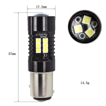1pair Automotive High-power LED White Light Fog Lamp(1157 BAY15D) - Fog / Driving Lights by buy2fix | Online Shopping UK | buy2fix
