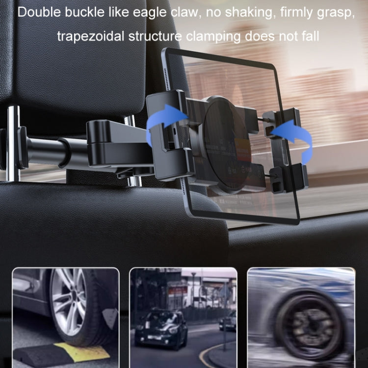 Car Seat Backrest Mobile Phone Tablet Holder, Model: A081+X159 by buy2fix