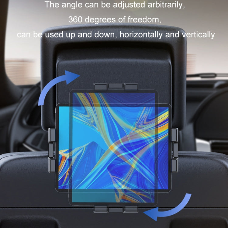 Car Seat Backrest Mobile Phone Tablet Holder, Model: A081+X159 by buy2fix