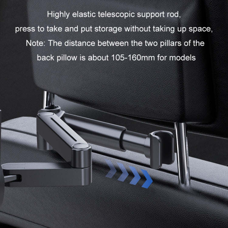 Car Seat Backrest Mobile Phone Tablet Holder, Model: A081+X159 by buy2fix