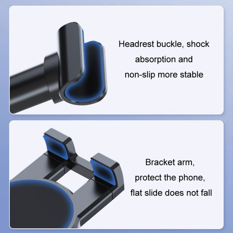 Car Seat Backrest Mobile Phone Tablet Holder, Model: A081+X159 by buy2fix