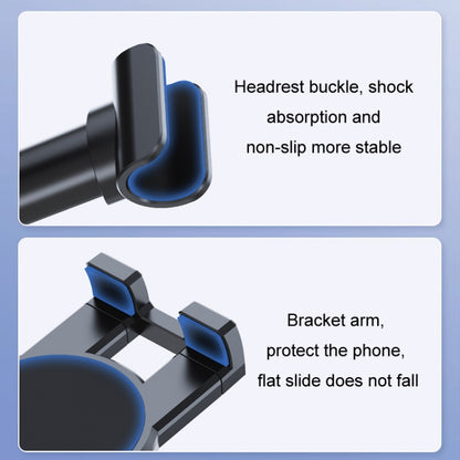 Car Seat Backrest Mobile Phone Tablet Holder, Model: A081+X159 by buy2fix