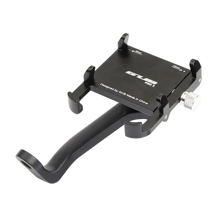 GUB PRO2 Aluminium Alloy 360 Degree Rotating Motorcycle Phone Holder(Black) - Holder by GUB | Online Shopping UK | buy2fix