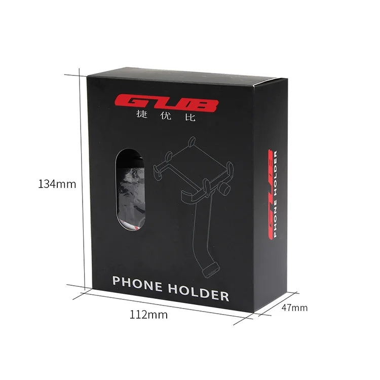 GUB PRO2 Aluminium Alloy 360 Degree Rotating Motorcycle Phone Holder(Black) - Holder by GUB | Online Shopping UK | buy2fix