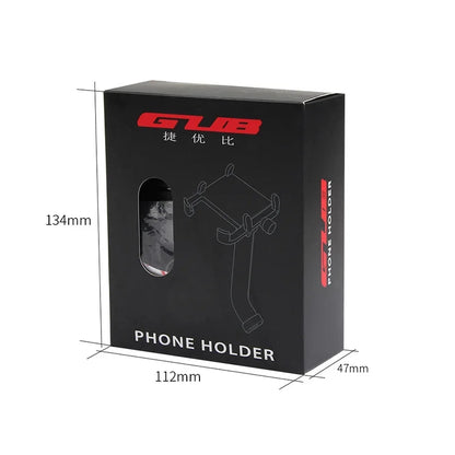 GUB PRO2 Aluminium Alloy 360 Degree Rotating Motorcycle Phone Holder(Black) - Holder by GUB | Online Shopping UK | buy2fix