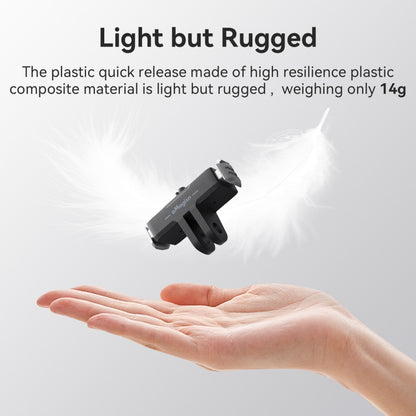 For GoPro HERO13 Black aMagisn Magnetic Quick-release Base Plastic  Adapter Accessories - Connection Mount by aMagisn | Online Shopping UK | buy2fix
