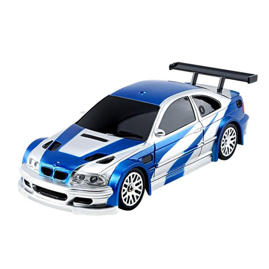 1:43 Full Scale Mini 4WD Drifting Charging Remote Control Car, Color: 4302 Blue M3