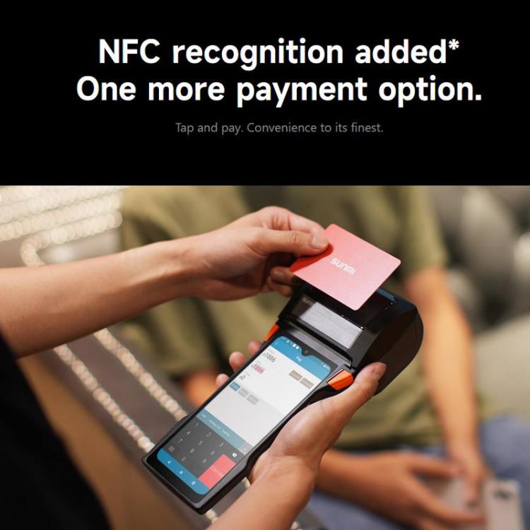 SUNMI V2s PLUS Handheld Cash Register With 80mm Printer Intelligent Mobile Terminal, Spec: 3+32G Scanner(EU Plug) by SUNMI