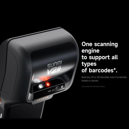 SUNMI V2s PLUS Handheld Cash Register With 80mm Printer Intelligent Mobile Terminal, Spec: 3+32G Scanner(US Plug) - Receipt Printers by SUNMI | Online Shopping UK | buy2fix