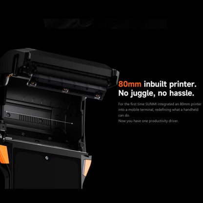 SUNMI V2s PLUS Handheld Cash Register With 80mm Printer Intelligent Mobile Terminal, Spec: 3+32G Scanner(US Plug) by SUNMI