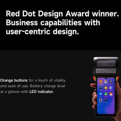 SUNMI V2s PLUS Handheld Cash Register With 80mm Printer Intelligent Mobile Terminal, Spec: 3+32G Scanner(US Plug) by SUNMI