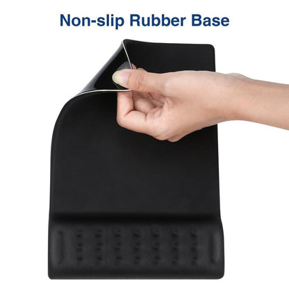 Rectangular Memory Foam Slow Rebound Wrist Breathable Mouse Pad(Black) - Mouse Pads by buy2fix | Online Shopping UK | buy2fix