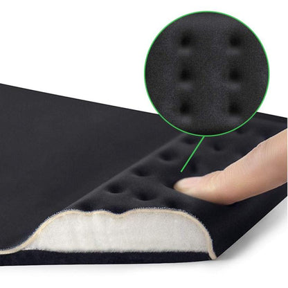 Rectangular Memory Foam Slow Rebound Wrist Breathable Mouse Pad(Black) - Mouse Pads by buy2fix | Online Shopping UK | buy2fix