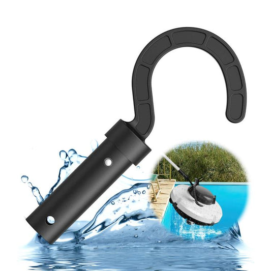 Pool Robot Cleaners Fixedly Connected Telescopic Pole Hook(Black) - Swimming Pool Parts by buy2fix | Online Shopping UK | buy2fix
