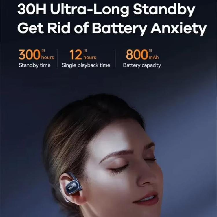 REMAX OpenBuds P5 PRO Air Conduction Hanging Ear Bluetooth Earphone ENC Sports Noise Reduction Earphone(White) - TWS Earphone by REMAX | Online Shopping UK | buy2fix