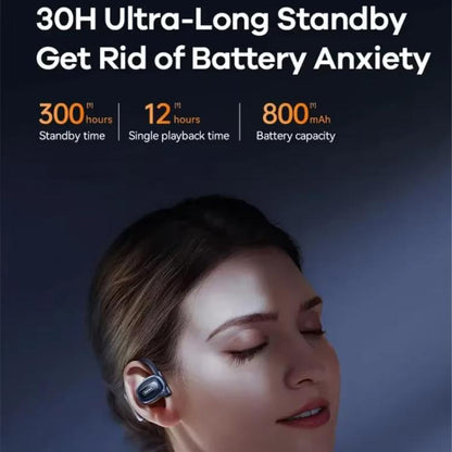 REMAX OpenBuds P5 PRO Air Conduction Hanging Ear Bluetooth Earphone ENC Sports Noise Reduction Earphone(White) - TWS Earphone by REMAX | Online Shopping UK | buy2fix