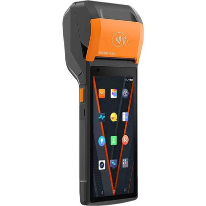 SUNMI V2s Scanning Label Printing Cash Register, Spec: Scanner 2+16G(EU Plug) by SUNMI