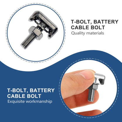 2pcs / Set For Cadillac / Chevrolet / GMC / Saturn Car 304 Stainless Steel T-Bolt - Nuts & Bolts by buy2fix | Online Shopping UK | buy2fix