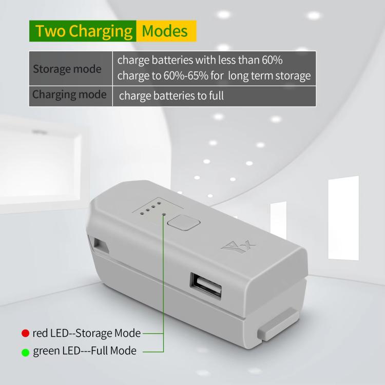 For DJI Neo Drone YX Battery Charger USB-C/Type-C Port Battery Manager(Gray) - Other by YX | Online Shopping UK | buy2fix