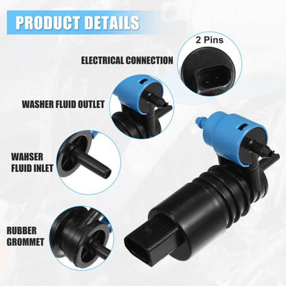 For Vauxhall Corsa C / MK2 Car Windshield Washer Pump Water Spray Motor - Windscreen Wipers by buy2fix | Online Shopping UK | buy2fix