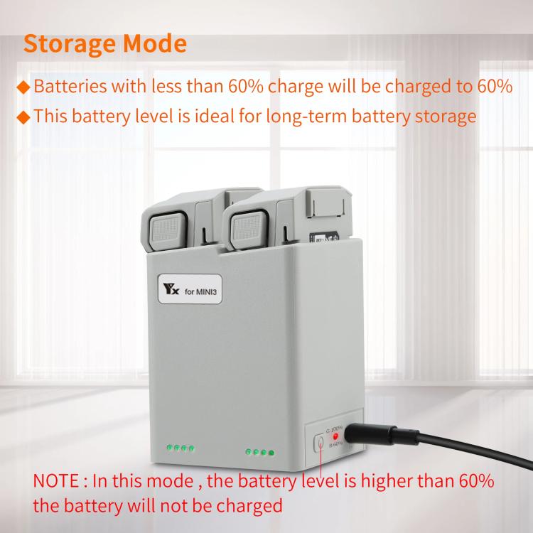For DJI Mini 4 Pro / Mini 3 Pro / Mini 3 YX  Dual-Way Charger Battery Manager With 35W EU Plug - Other by YX | Online Shopping UK | buy2fix