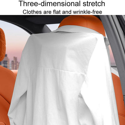 Universal Car Seat Back Double Hooks Umbrella Clothing Storage Rack(Black) by buy2fix