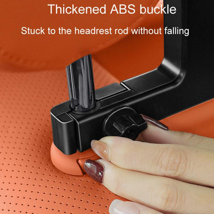 Universal Car Seat Back Double Hooks Umbrella Clothing Storage Rack(Black) by buy2fix