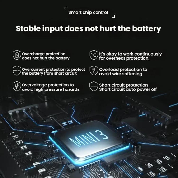 For DJI Mini 4 Pro / Mini 3 Pro / Mini 3 Color Screen Digital Display Four-Way Charger Battery Manager  EU Plug - Other by YX | Online Shopping UK | buy2fix